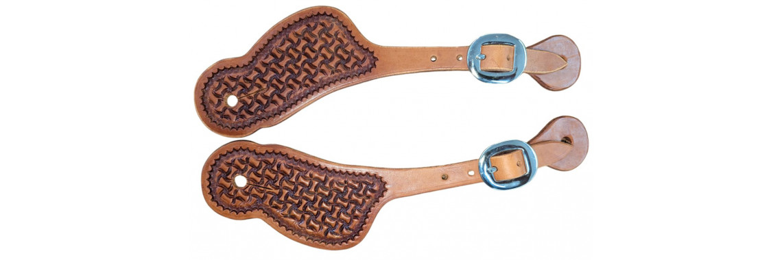 TOOLED SPUR STRAPS